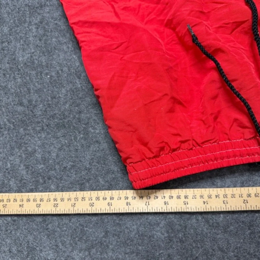 Starter Mens Red Nylon Swim Trunks Cargo‎ Pocket Mesh Lined XL 0115